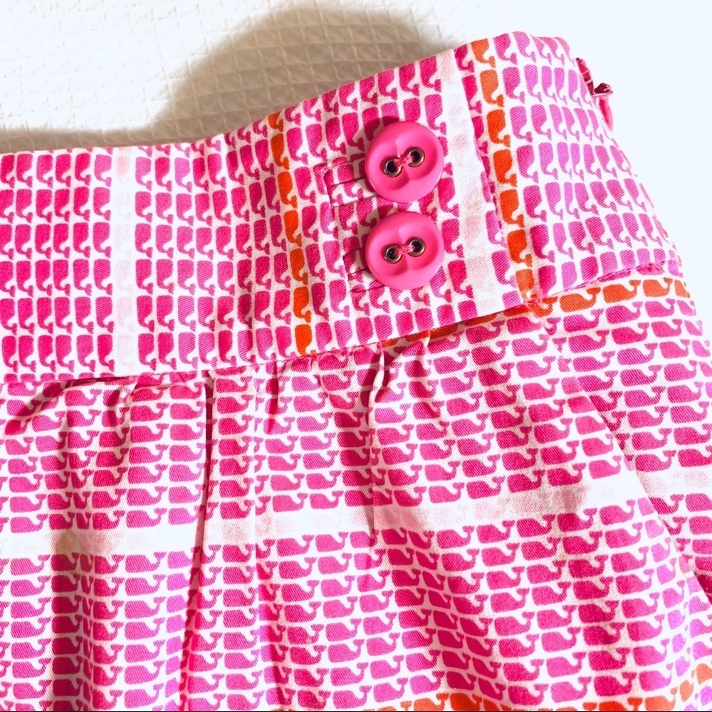 Vineyard Vines Pink Patterned Whale Skirt - Picture 8 of 10